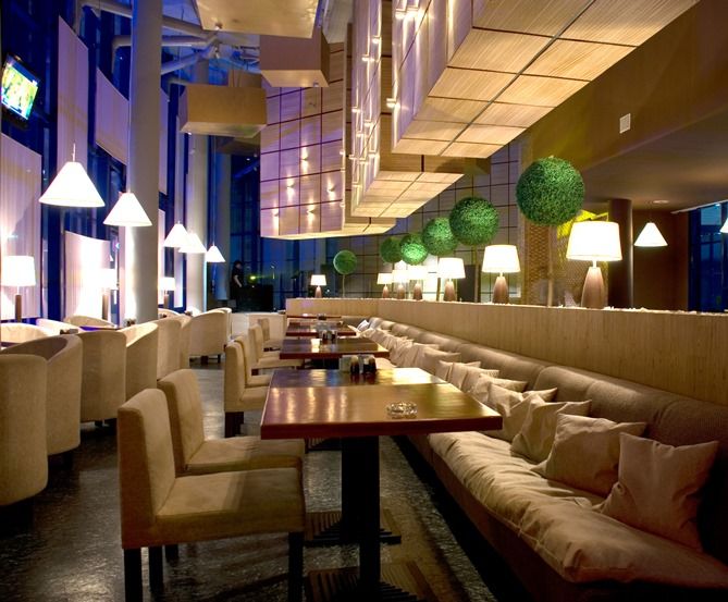 Lighting design of the restaurants