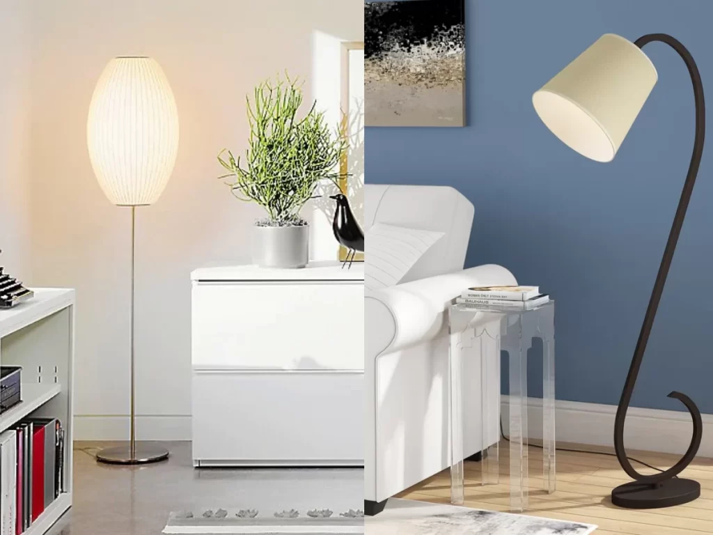 Top-lit floor lamps to choose from